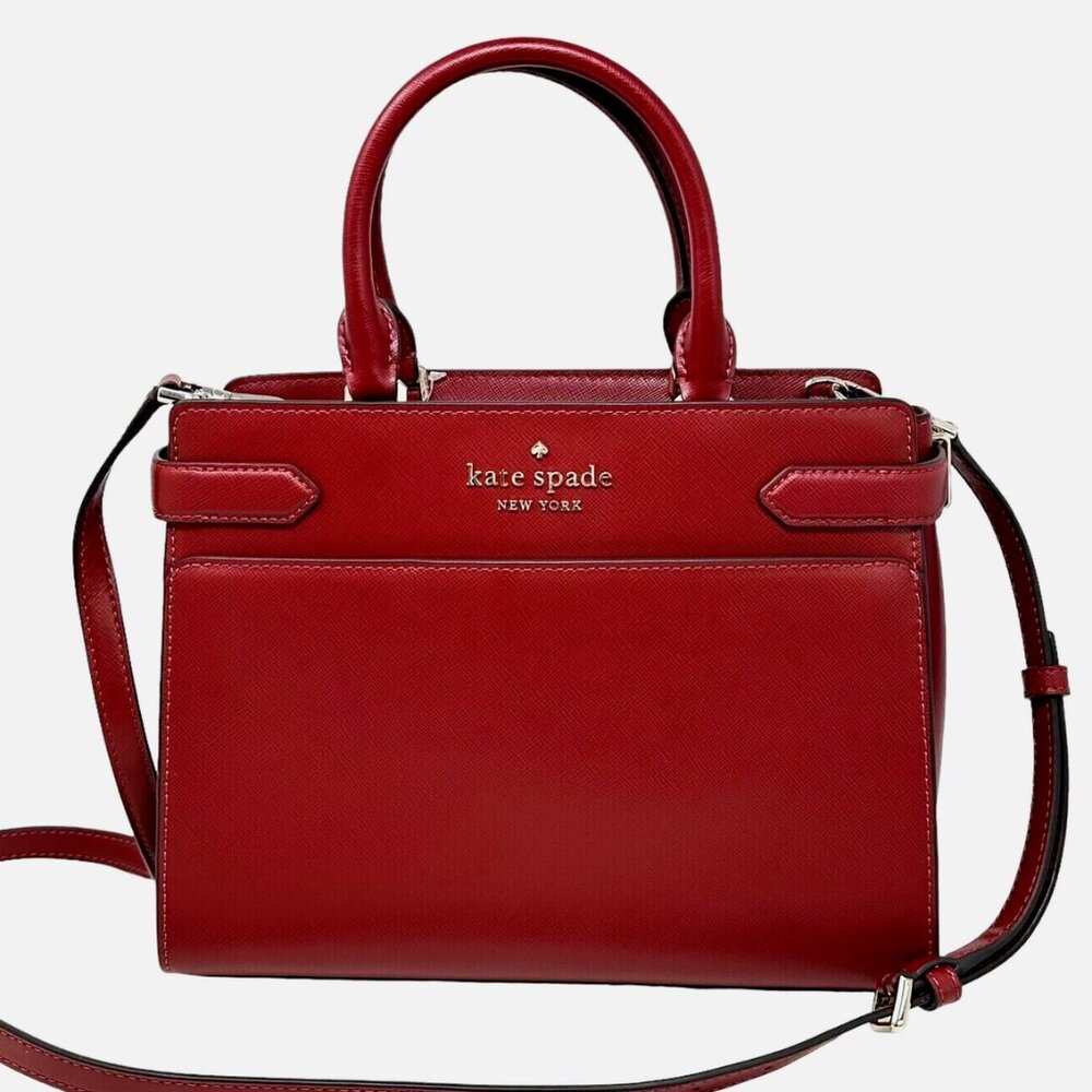 Kate Spade Medium Staci Satchel in Red